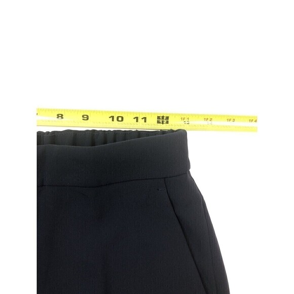 NWT J Crew Pull On Easy Trouser Pants Navy Blue Crepe G7462 size 2 High Rise - Picture 7 of 12